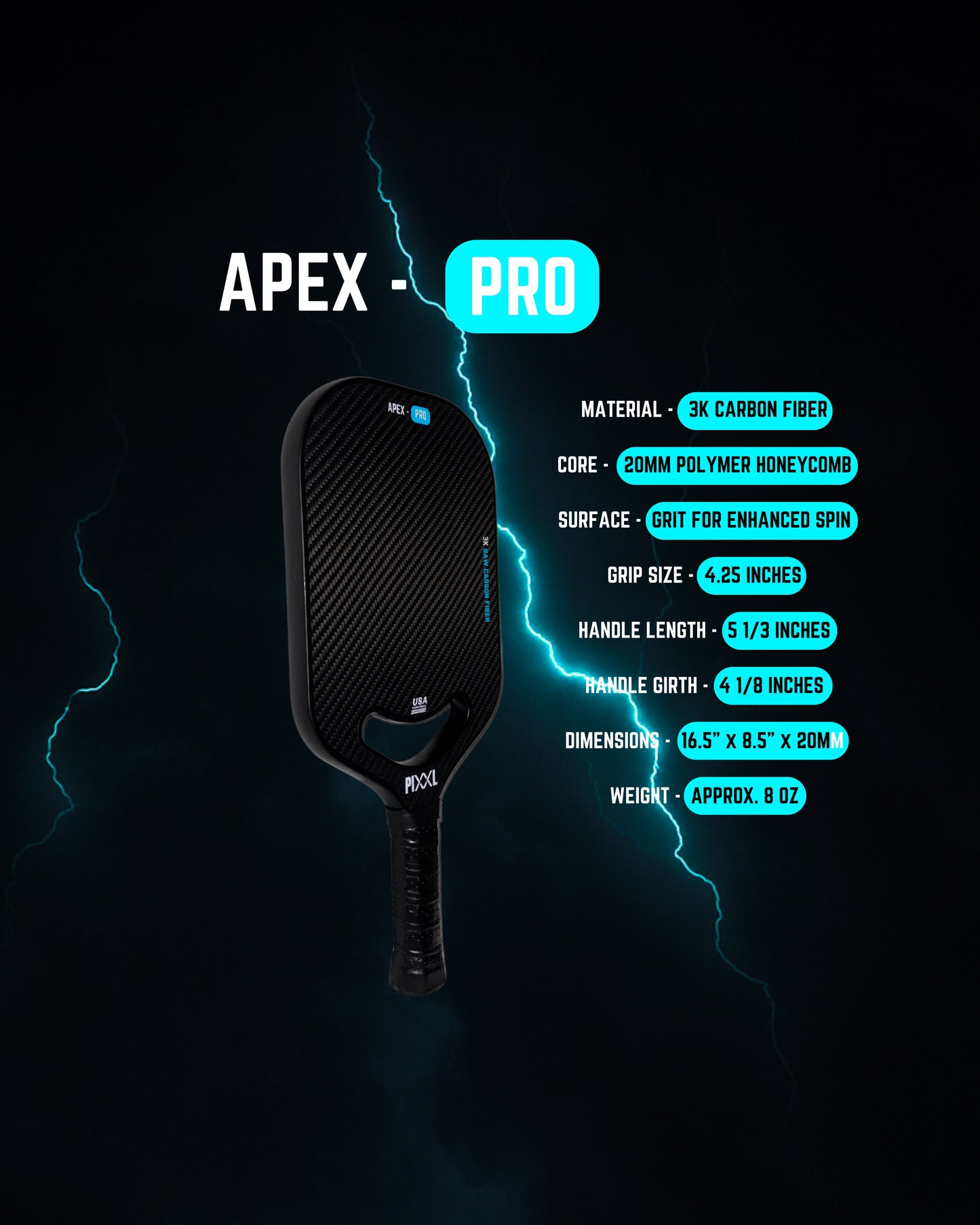 PIXXL APEX - PRO PADDLE
